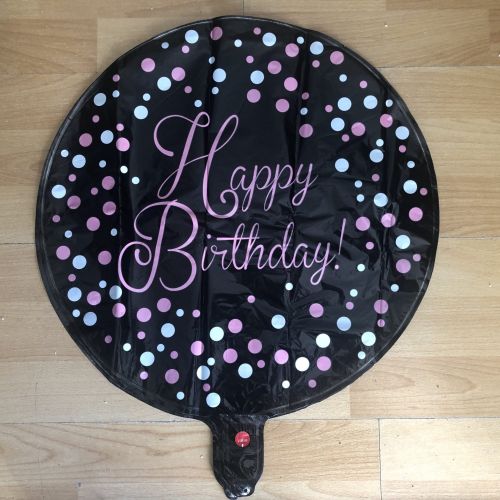 Helium Happy Birthday – balon 40 cm kom