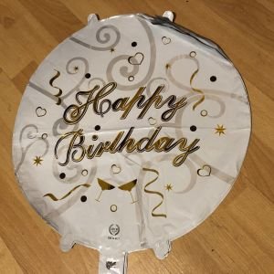 Helium Happy Birthday - balon 40 cm kom
